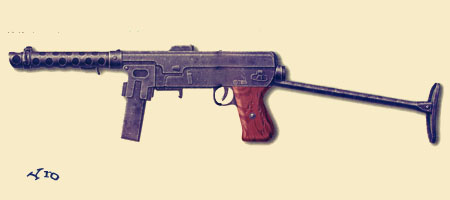 пистолет-пулемет FNA-B (ФНА-Б) 
