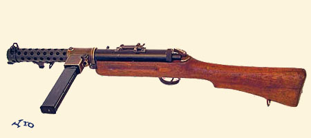 пистолет-пулемет Lanchester (Ланчестер) 