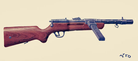 9-мм пистолет-пулемет MP-35 (МП-35) 