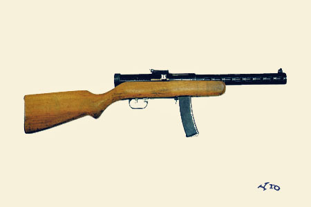 пистолет-пулемет ППД-34 Дегтярев 
