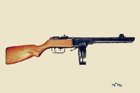 пистолет-пулемет ППШ-41 Шпагин