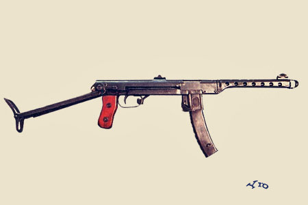 пистолет-пулемет обр. 1943 г. ППС-43 Судаев 