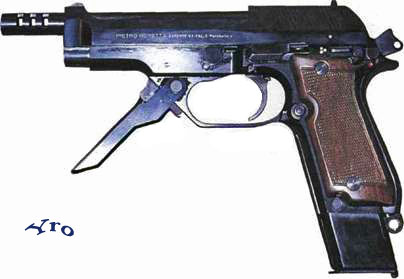 9-мм пистолет«Беретта» серии модель 93R 