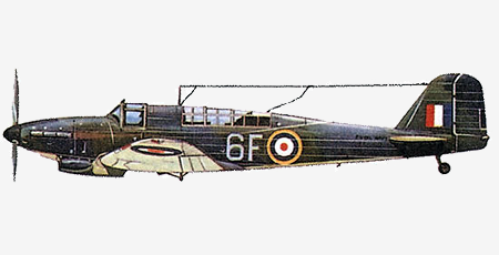 Самолет истребитель Fairey «Fulmar»