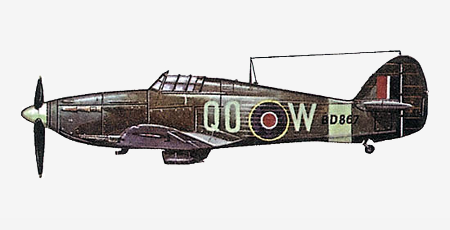 Самолет истребитель Hawker «Hurricane»