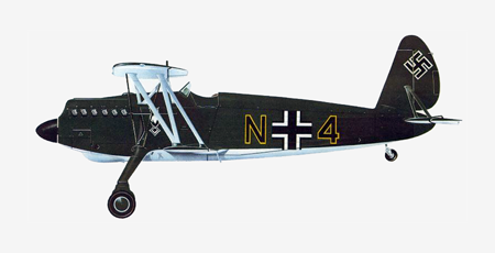 Самолет истребитель Arado Ar.68