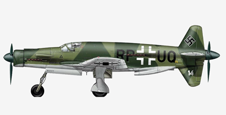 Самолет истребитель Dornier Do.335 «Pfeil»