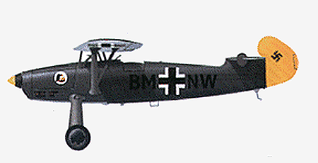 Самолет истребитель Focke-Wulf Fw.56 «Stosser»