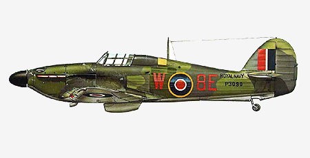 Самолет истребитель Hawker «Sea Hurricane»