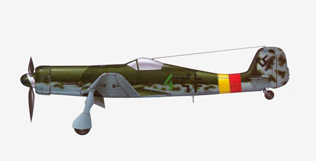 Самолет истребитель Focke-Wulf Ta.15.