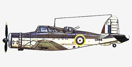 Самолет истребитель Blackburn B.25 «Roc»