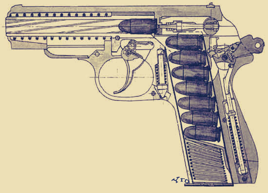 Пистолет "ТКБ-205" М.В.Марголина